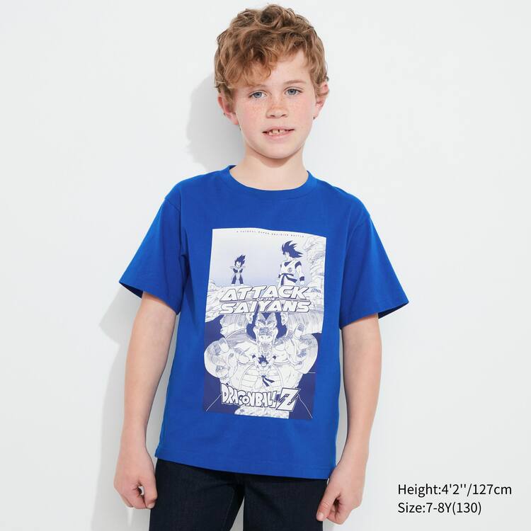 Uniqlo Ut Dragon Ball Tricko Detske Modre | VGUSCO-062