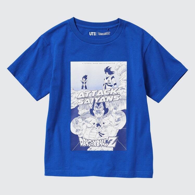 Uniqlo Ut Dragon Ball Tricko Detske Modre | VGUSCO-062