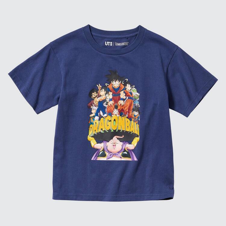 Uniqlo Ut Kratke Sleeve Dragon Ball Tricko Detske Modre | LBZNVF-870