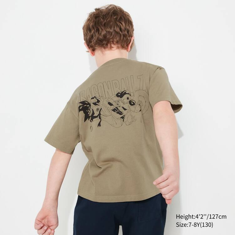 Uniqlo Ut Kratke Sleeve Dragon Ball Tricko Detske Zelene | UFPYJB-796