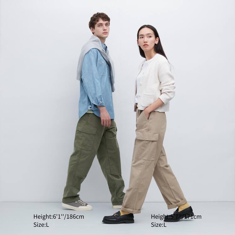 Uniqlo Utility Cargo Nohavice Panske Béžové | WVEHSU-302