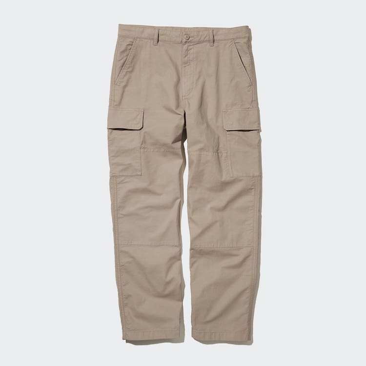 Uniqlo Utility Cargo Nohavice Panske Béžové | WVEHSU-302