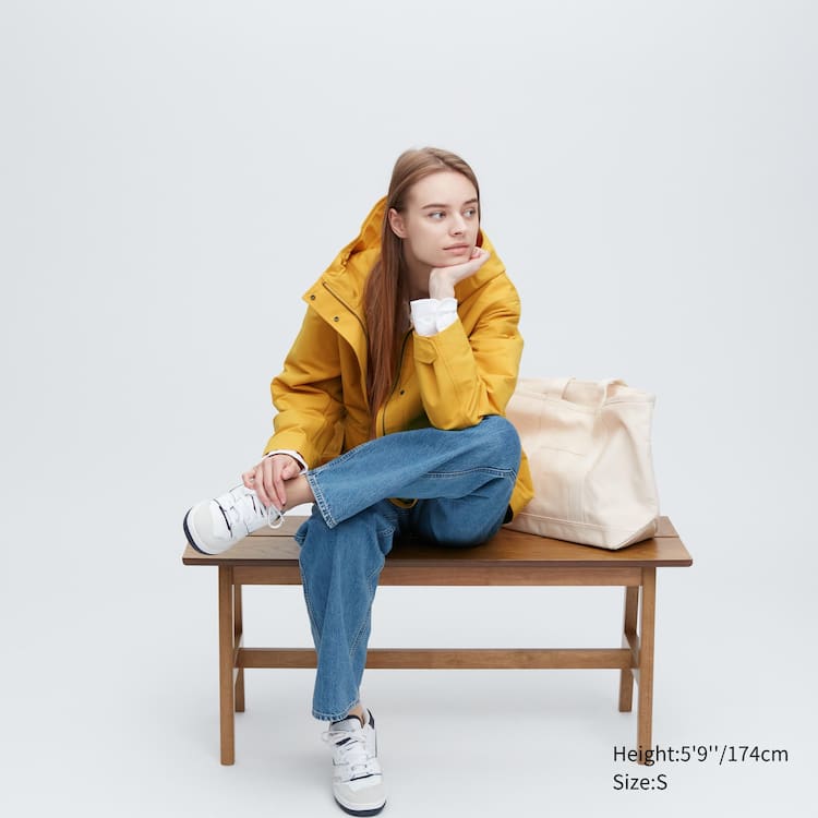 Uniqlo Utility Parka Damske Žlté | AEOCRF-137