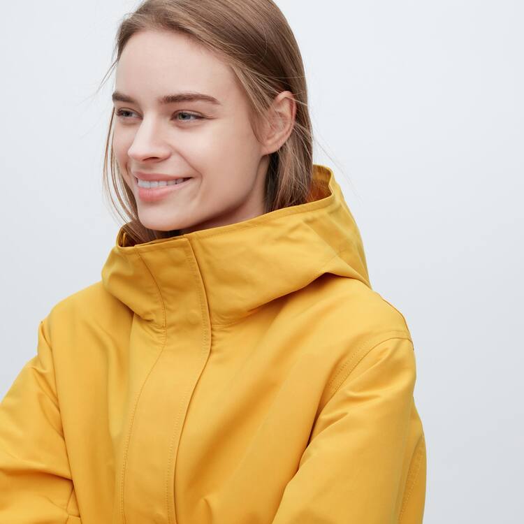 Uniqlo Utility Parka Damske Žlté | AEOCRF-137
