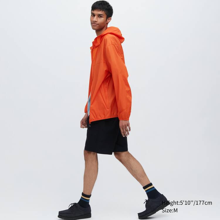 Uniqlo Uv Protection 3d Cut Pocketable Parka Panske Oranžové | TYEPCQ-794