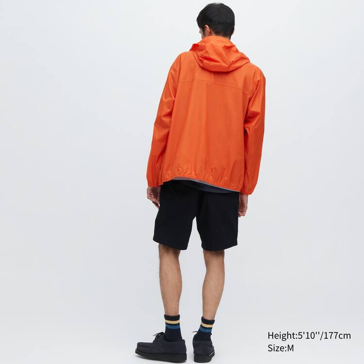 Uniqlo Uv Protection 3d Cut Pocketable Parka Panske Oranžové | TYEPCQ-794