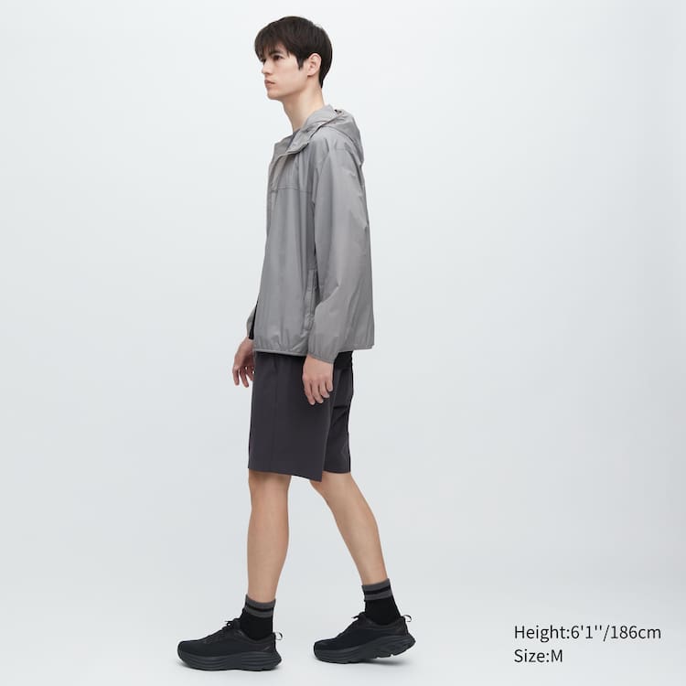 Uniqlo Uv Protection Pocketable Parka Panske Siva | MHALXE-723
