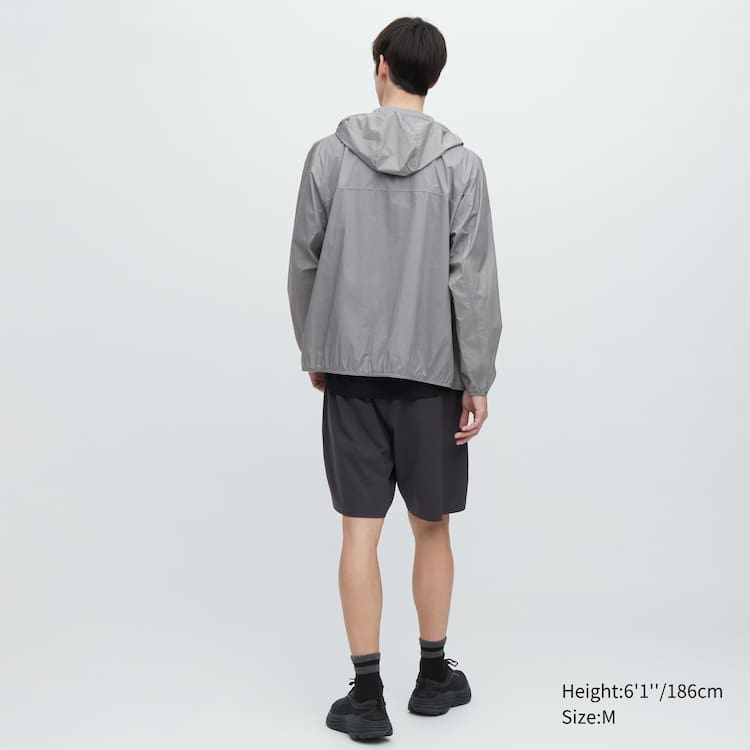 Uniqlo Uv Protection Pocketable Parka Panske Siva | MHALXE-723