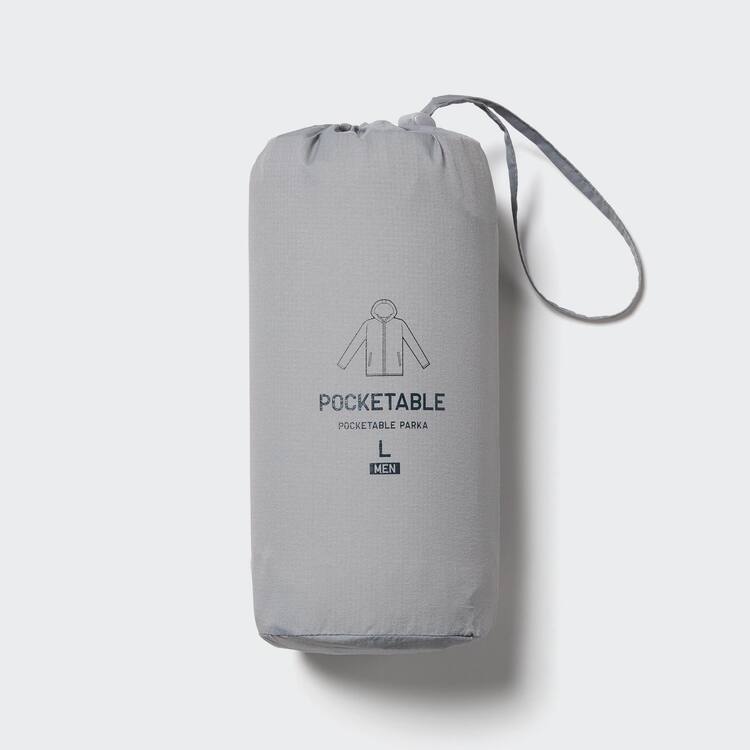 Uniqlo Uv Protection Pocketable Parka Panske Siva | MHALXE-723