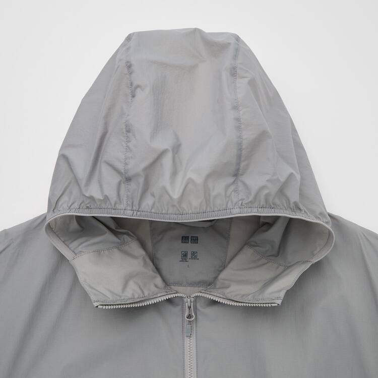 Uniqlo Uv Protection Pocketable Parka Panske Siva | MHALXE-723