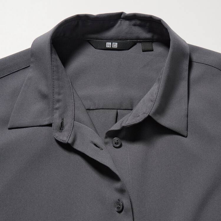Uniqlo Viscose Long Sleeved Blúzky Damske Siva | YEIQXU-563