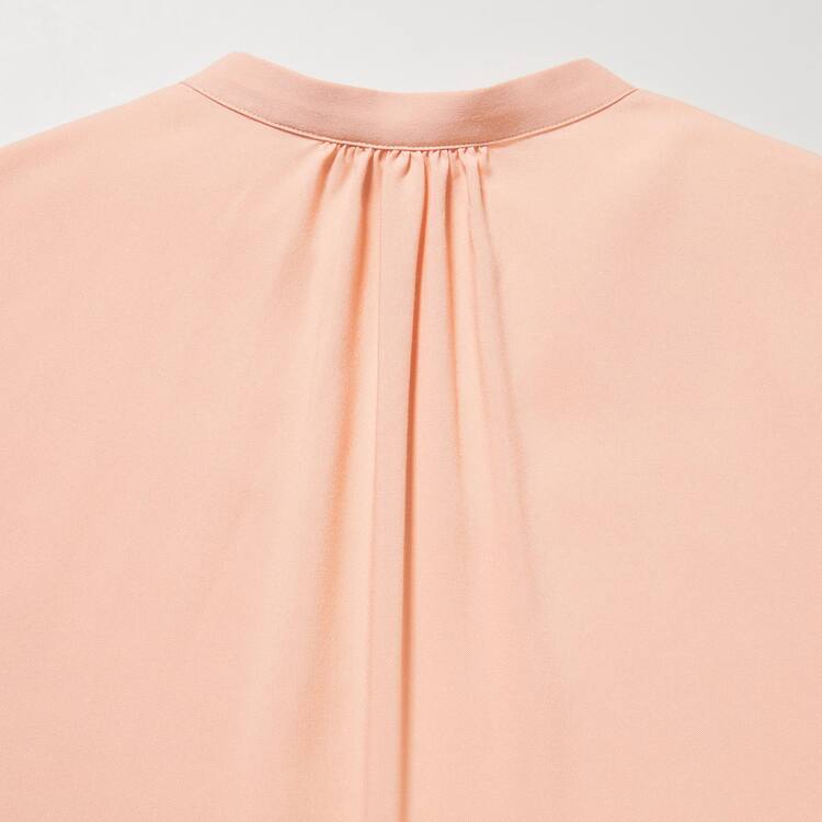 Uniqlo Viscose Pintucked Long Sleeved Blúzky Damske Koralove | AJDFKQ-891
