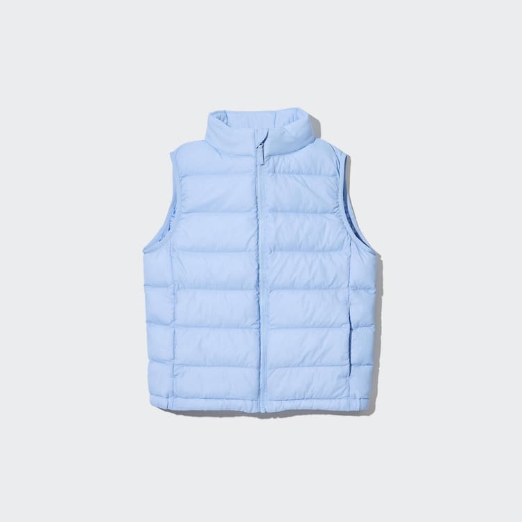 Uniqlo Warm Polstrované Washable Vesty Detske Modre | IJECPN-036