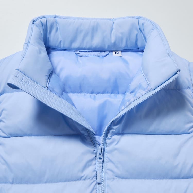 Uniqlo Warm Polstrované Washable Vesty Detske Modre | IJECPN-036