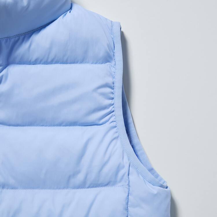 Uniqlo Warm Polstrované Washable Vesty Detske Modre | IJECPN-036