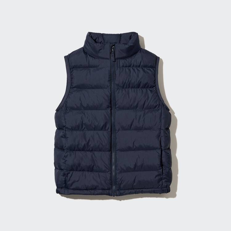 Uniqlo Warm Polstrované Washable Vesty Detske Námornícka Modrá | MBAZSU-305