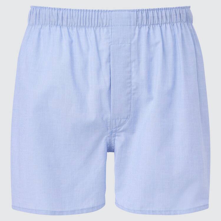 Uniqlo Woven Broadcloth Boxer (2021 Season) Spodne Pradlo Panske Modre | YQCAVB-257