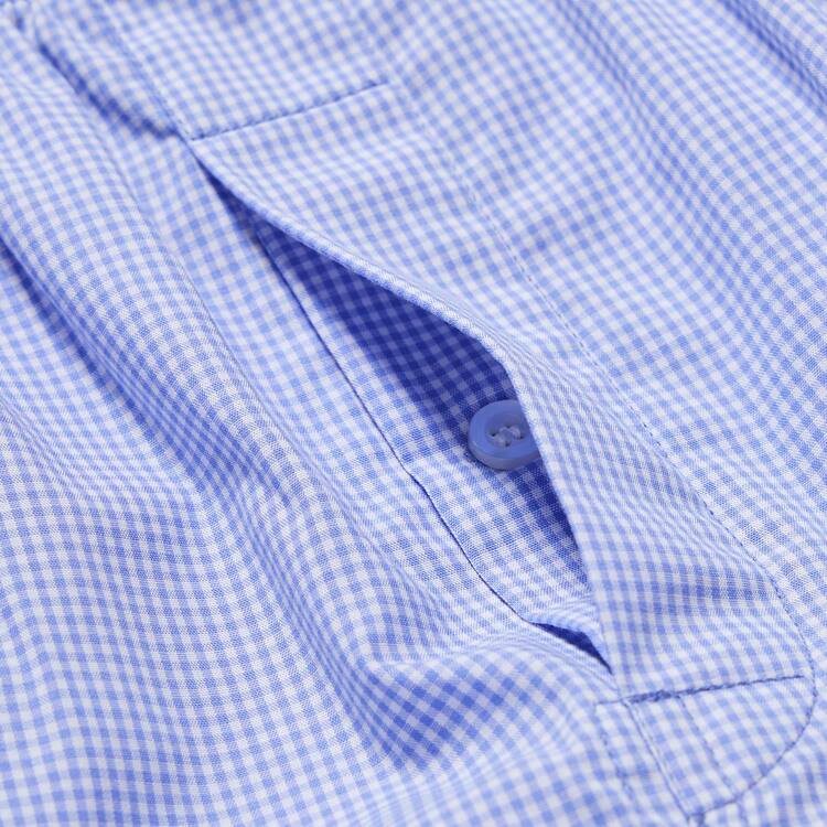 Uniqlo Woven Checked Boxer Spodne Pradlo Panske Modre | OVITXR-207