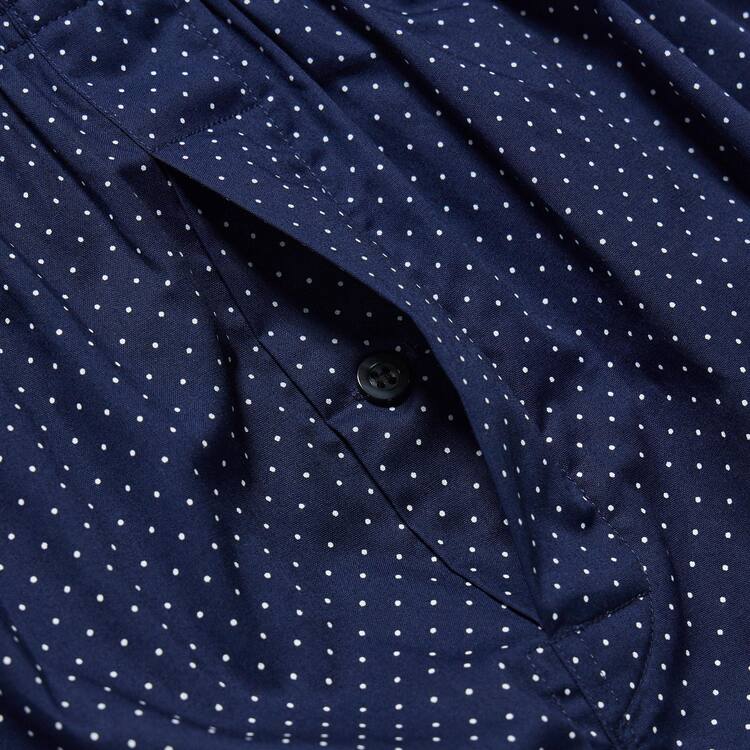 Uniqlo Woven Dotted Boxer Spodne Pradlo Panske Námornícka Modrá | SFERKU-014