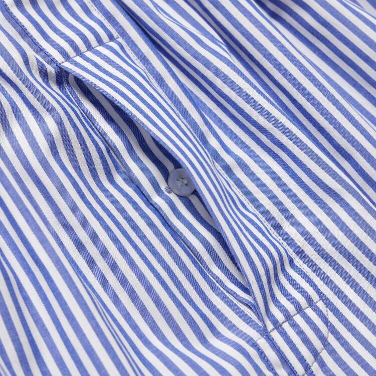 Uniqlo Woven London Pruhované Boxer Spodne Pradlo Panske Modre | YDXSIN-798