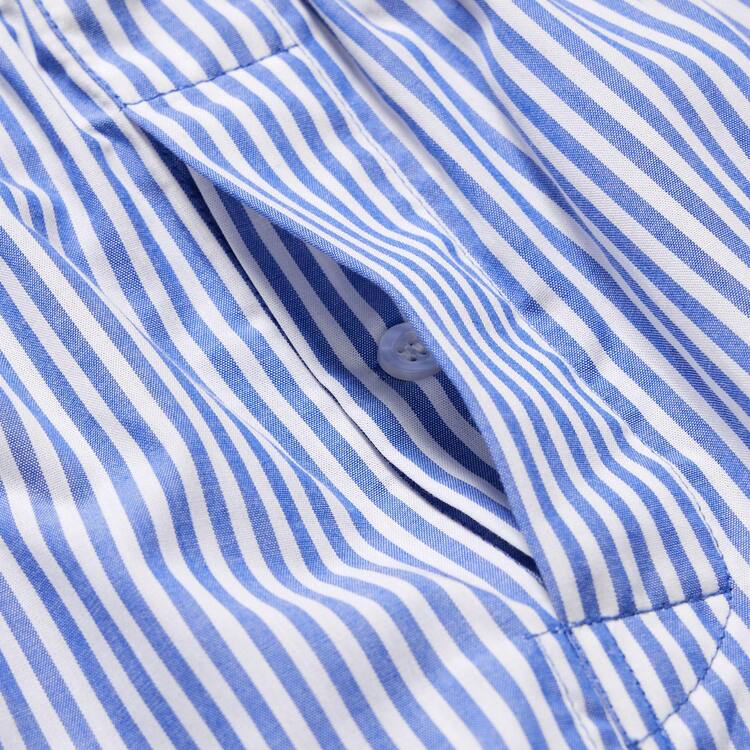 Uniqlo Woven Pruhované Boxer Spodne Pradlo Panske Modre | FVLUWP-952