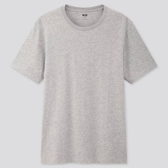 Uniqlo 100% Supima Bavlnene Crew Neck (2021 Season) Tricko Panske Siva | KHCZOP-296