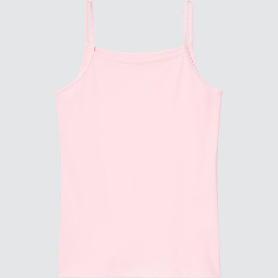 Uniqlo Airism Bavlnene Blend Camisole Topy Detske Ruzove | QEKLJO-742