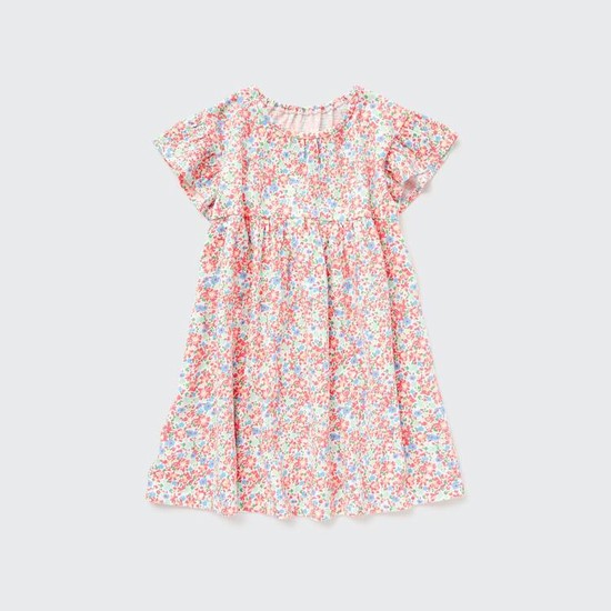 Uniqlo Airism Bavlnene Saty Pre Babatka Oranžové | HSKCVA-457