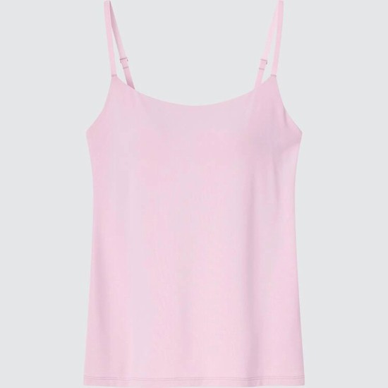 Uniqlo Airism Camisole Topy Damske Ruzove | HOXSIN-351