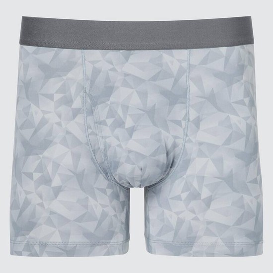 Uniqlo Airism Geometric Boxers Spodne Pradlo Panske Siva | YLMEXD-730