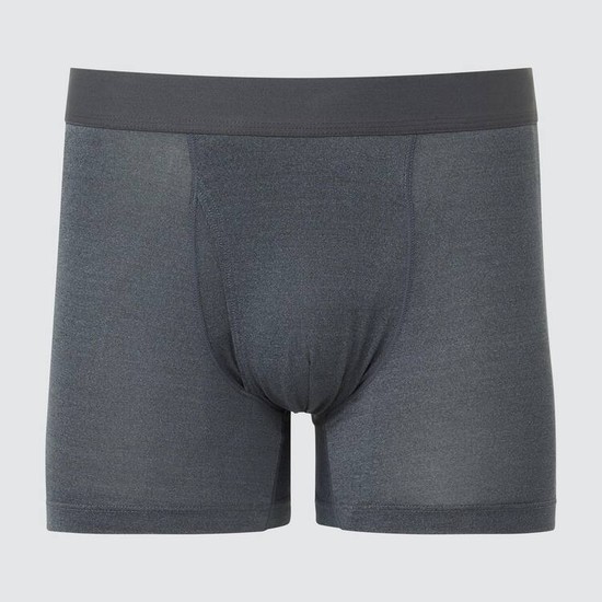 Uniqlo Airism Heather Boxers Spodne Pradlo Panske Siva | SCFMUR-974