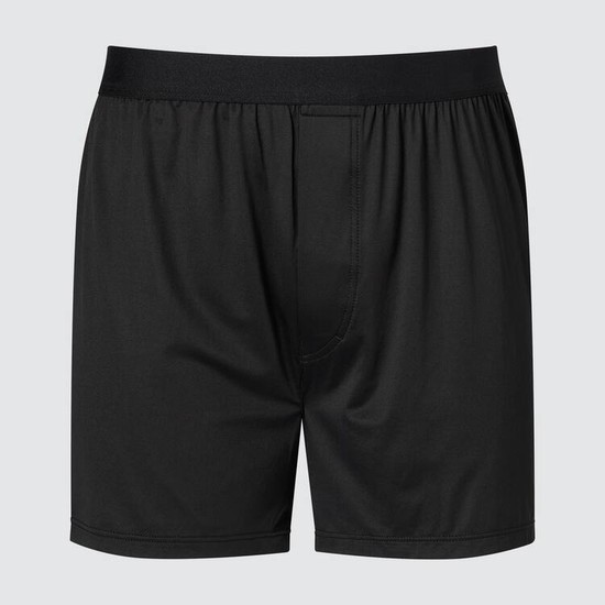 Uniqlo Airism Loose Fit Boxers Spodne Pradlo Panske Čierne | TLMURV-634