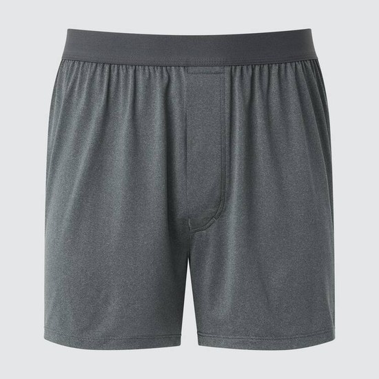 Uniqlo Airism Loose Fit Heather Boxers Spodne Pradlo Panske Siva | EGSDAB-107