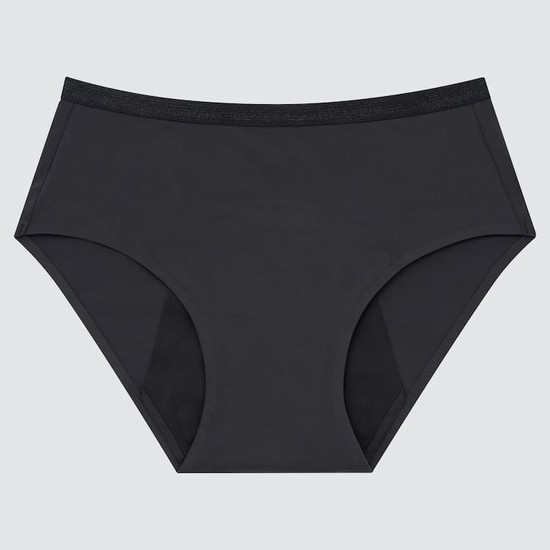 Uniqlo Airism Period Pants (High Absorbency) Spodne Pradlo Detske Čierne | GDLCVM-167