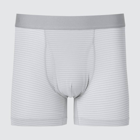 Uniqlo Airism Pruhované Boxers Spodne Pradlo Panske Siva | FPVOMD-276