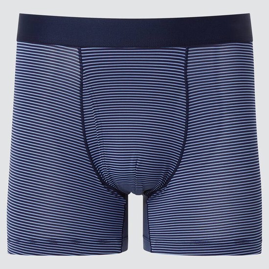 Uniqlo Airism Pruhované Boxers Spodne Pradlo Panske Námornícka Modrá | KDOSRM-915