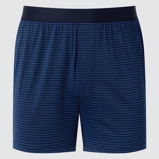 Uniqlo Airism Pruhované Loose Fit Boxers Spodne Pradlo Panske Námornícka Modrá | THYMGI-170