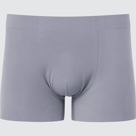 Uniqlo Airism Ultra Seamless Boxer Spodne Pradlo Panske Siva | GPZAMY-598