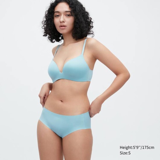 Uniqlo Airism Ultra Seamless Hiphugger Spodne Pradlo Damske Modre | XGABPR-268