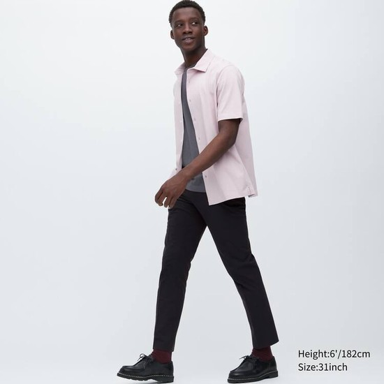 Uniqlo Airsense Ultra Light Bavlnene-like (Kratke) Nohavice Panske Čierne | XNUQKB-286