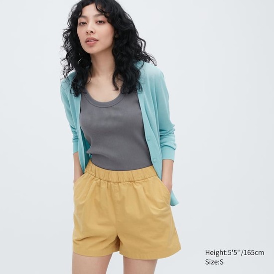 Uniqlo Bavlnene Easy Loungewear Damske Žlté | JYWSOK-038