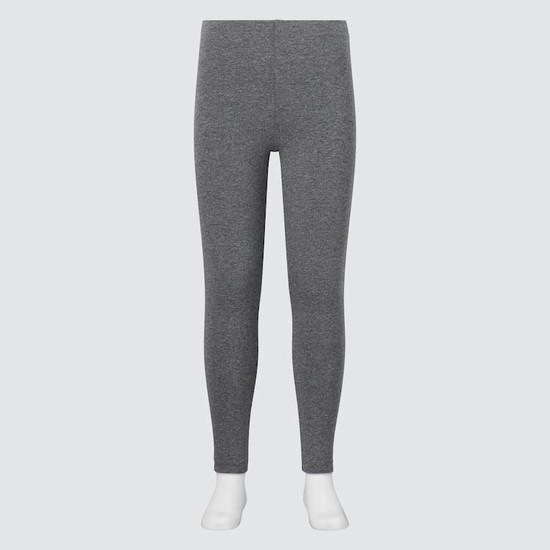 Uniqlo Bavlnene Leginy Detske Tmavo Siva | OLPTRF-508