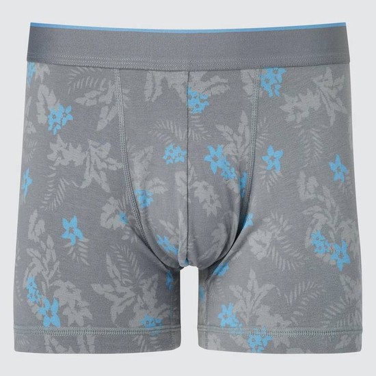 Uniqlo Bavlnene Low Rise Printed Boxer Spodne Pradlo Panske Siva | XHOGCP-537