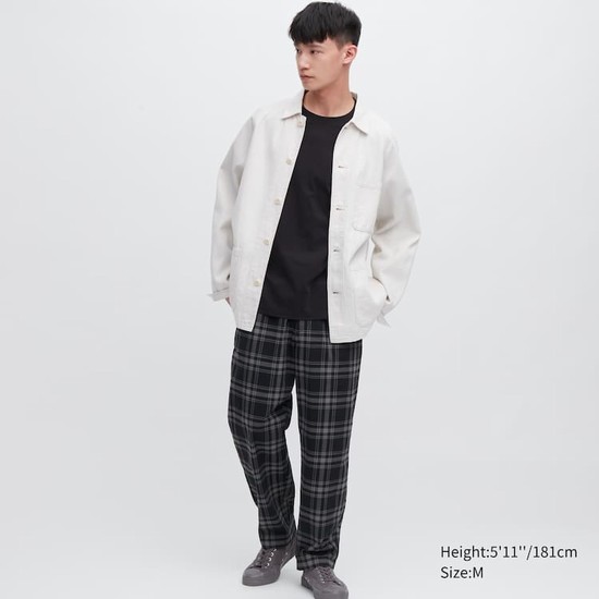 Uniqlo Bavlnene Printed Relaxed Fit Ankle Length Loungewear Panske Čierne | LPXDGR-417