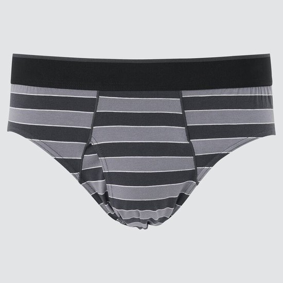 Uniqlo Briefs Spodne Pradlo Panske Tmavo Siva | SIYPEG-856