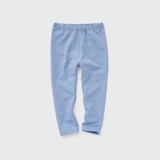 Uniqlo Denim-like Leginy Pre Babatka Modre | NUWIMF-085