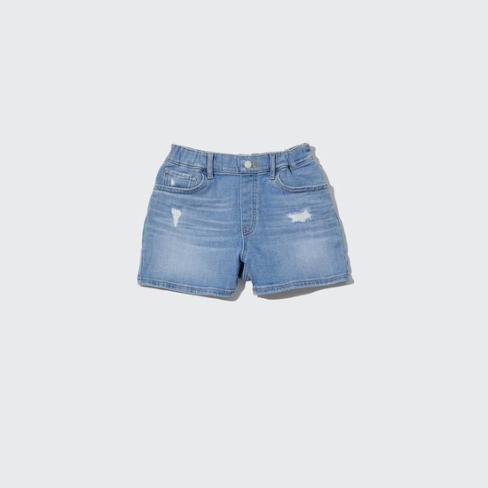 Uniqlo Distressed Denim Sortky Detske Modre | ULOKYA-532
