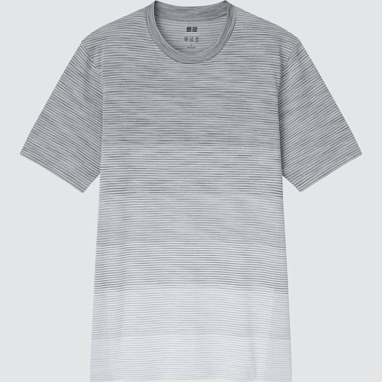 Uniqlo Dry-ex Crew Neck Tricko Panske Siva | ABXOHU-685