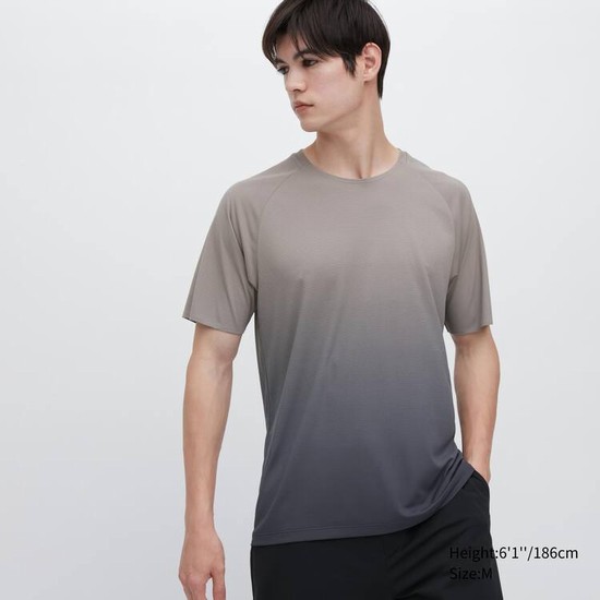 Uniqlo Dry-ex Crew Neck Tricko Panske Siva | ZKLVYT-534