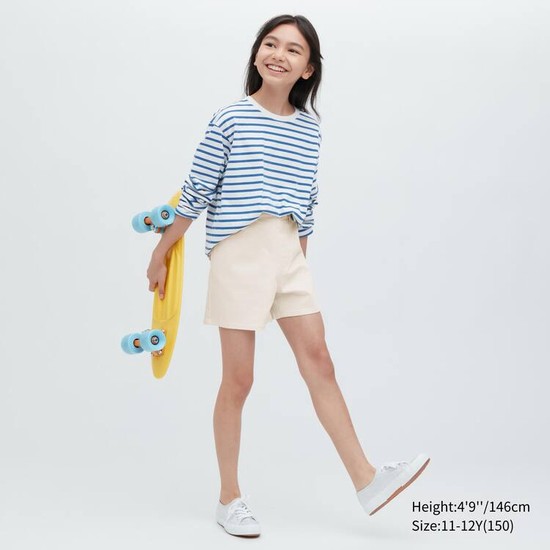 Uniqlo Easy Colour Sortky Detske Biele | DKUEVP-459